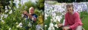 National Plant Collection Holders David Simpson (of sweet peas) and Sarah Cook (Cedric Morris irises