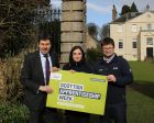 (L-r) MSP for West Scotland Ken Macintosh, Eilidh Fletcher and Simon Jones.