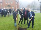 L-R Adam Wigglesworth, Carol Paris of the HTA; Iain Wylie and Julian Winfield of the GCA 