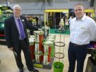 Tony and Mark Dedman show their new Grow Pot Tower