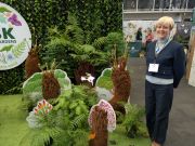 Roisin Wilson with HSK's award winning stand