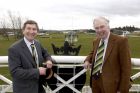 Charles Mills (left) and Bill Cowling at the Great Yorkshire Showground, Harrogate